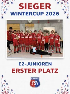 E-Junioren werden Turniersieger beim FSV Wintercup 2026