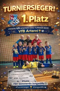 🏆 U9 gewinnt Kyffhäuserarena-Turnier in Artern 🏆